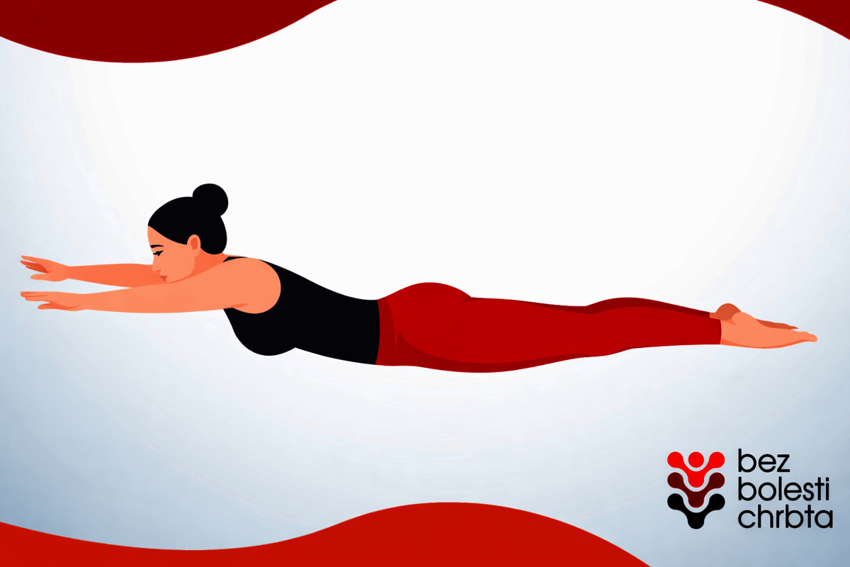 zobrazenie cviku superman