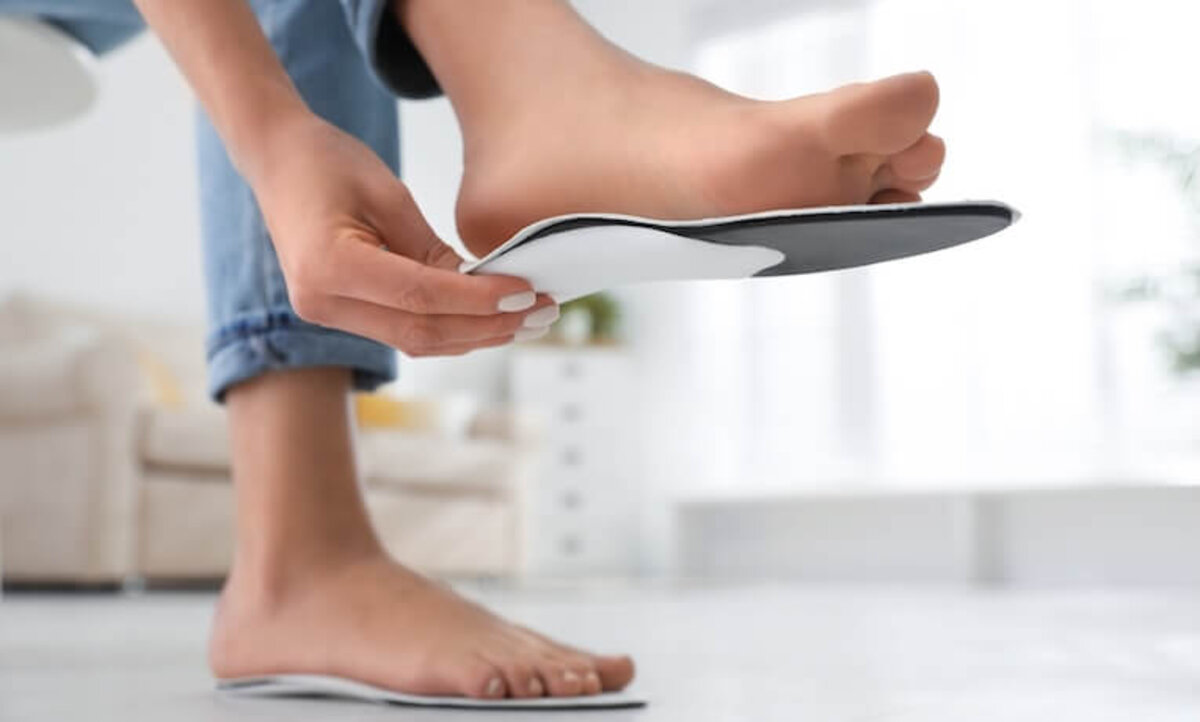 porovnávanie dĺžky chodidla a vložky do topánok