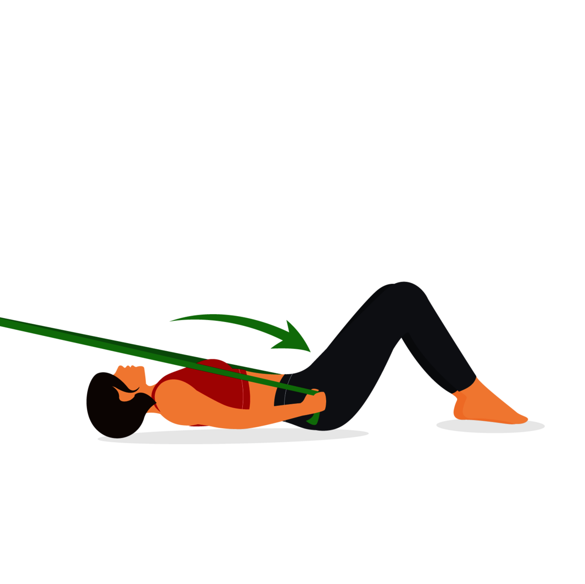 cvik s expanderom v ľahu